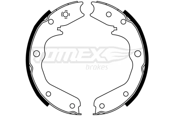 Sada brzdových čelistí Tomex Brakes TX22-43
