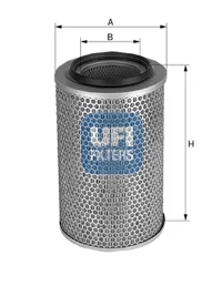 Vzduchový filtr UFI 27.973.00