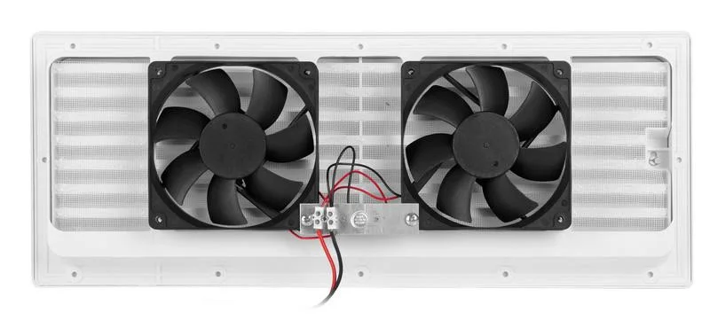 Mřížka větrací s 2 ventilátory pro chladničky Dometic / Waeco 307355