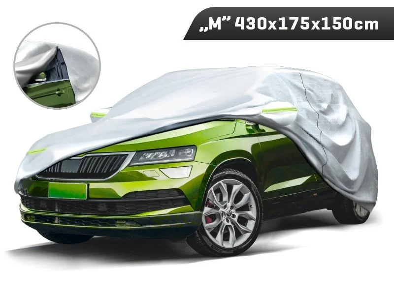 Plachta na SUV M, 430x175x150cm, 3 vrstvy, včetně krytu zrcátek a zámkem 747585