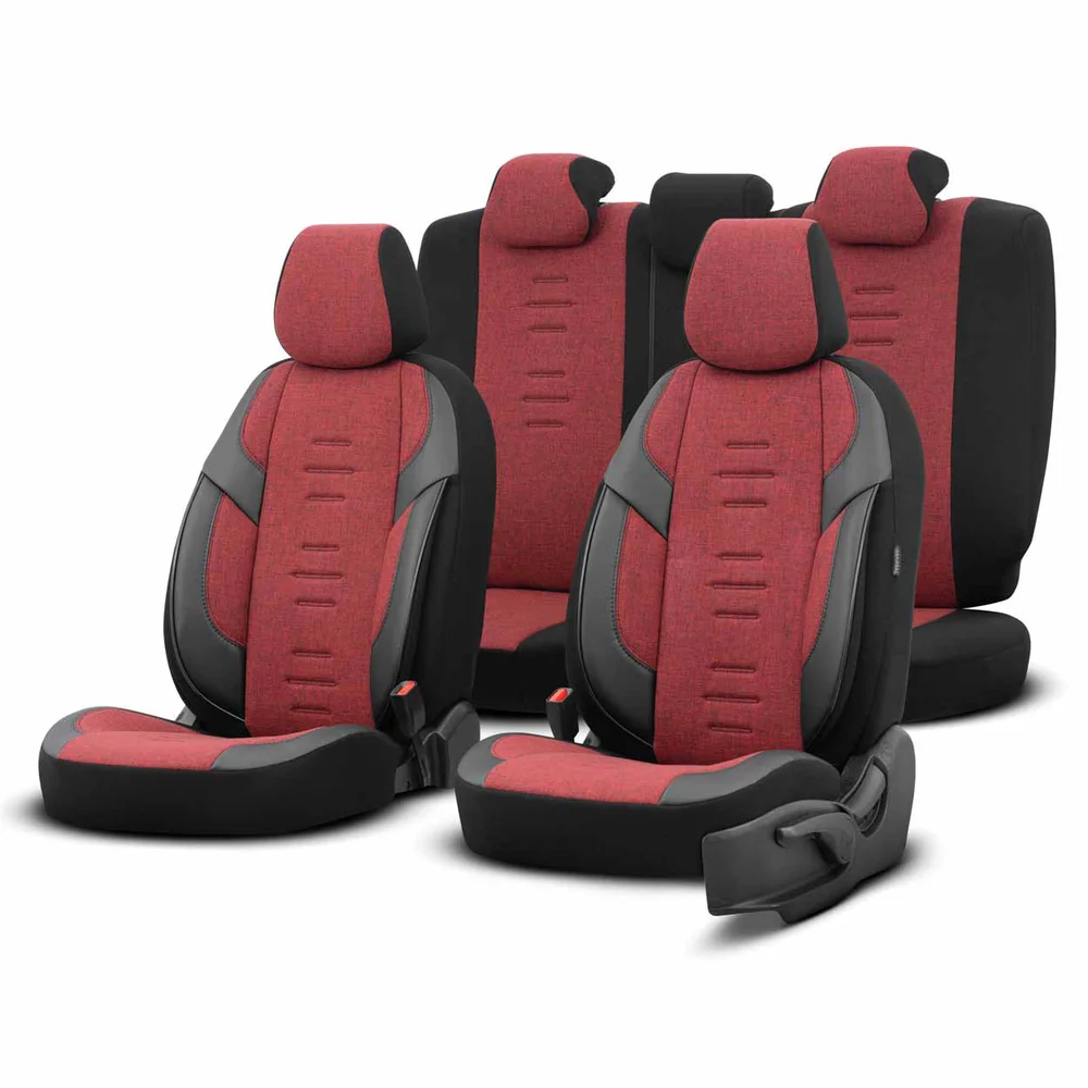 Sada autopotahů OTOM THRONE 103 RED 3-ZIP OT86756