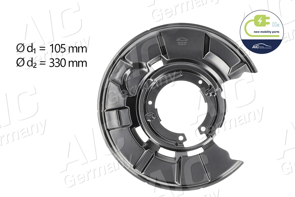 Ochranný plech proti rozstřikování, brzdový kotouč AIC 55750