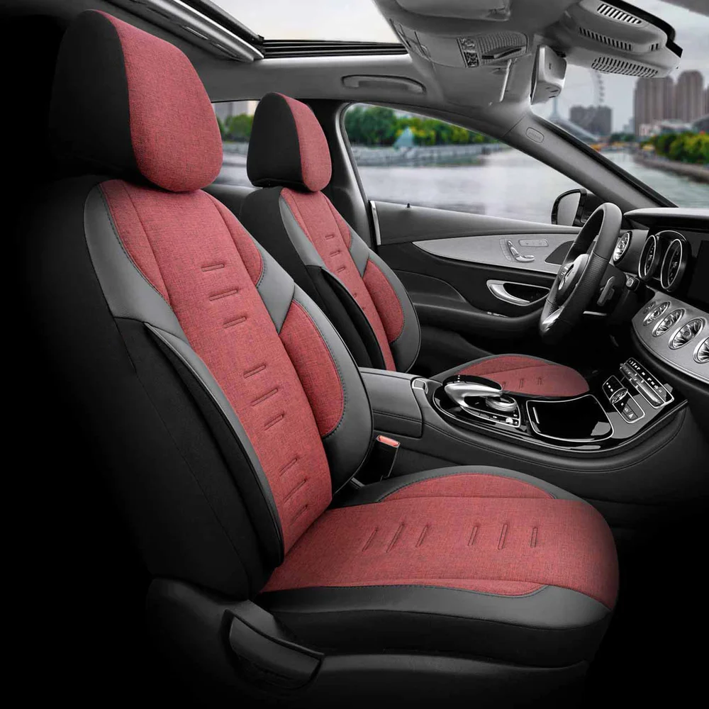 Sada autopotahů OTOM THRONE 103 RED 3-ZIP OT86756 - Obrázek 2