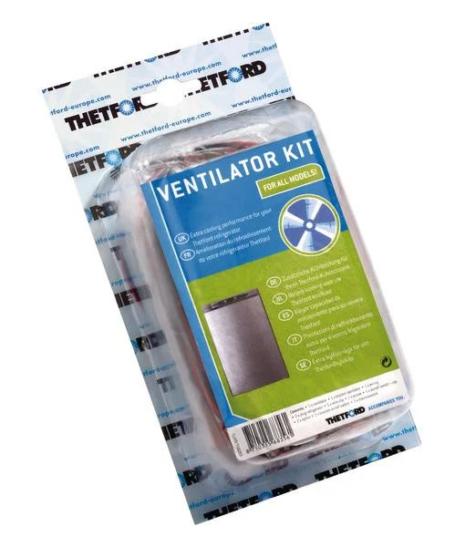 Ventilátor Thetford doplňková chladicí sada pro absorpční chladničky včetně kabeláže a termostatu 12 V 305749