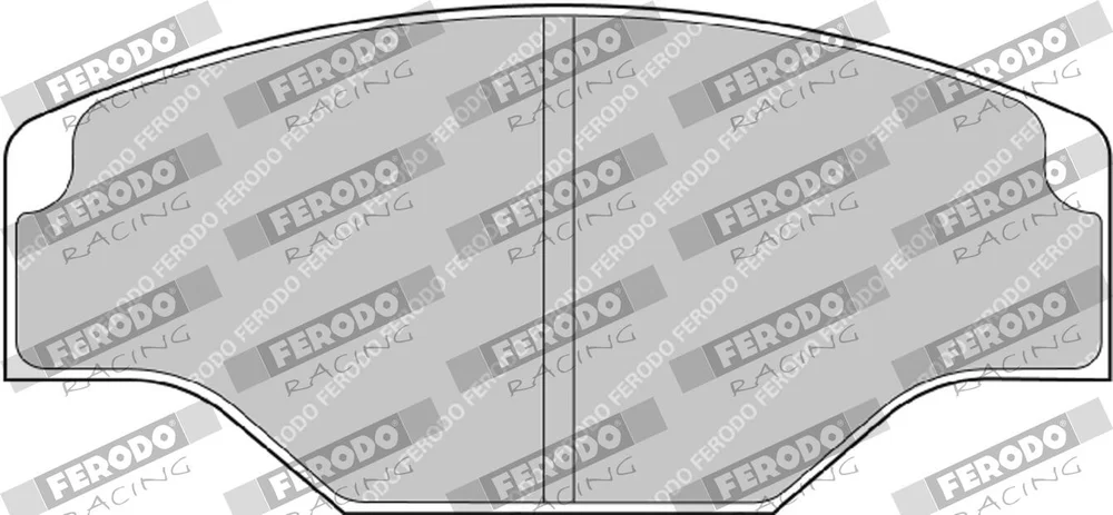 Sada brzdových destiček, kotoučová brzda FERODO RACING FRP201R