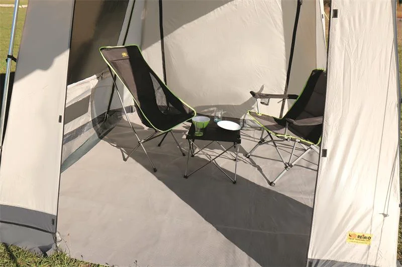 Koberec do předstanu Villa Eco rozměry 250 x 300 cm šedý gramáž 500 g/m² s přepravní taškou pro karavany a obytné vozy 308496