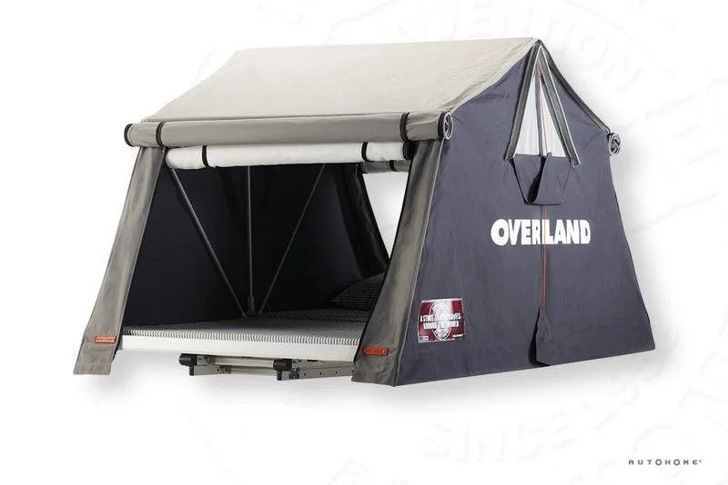 Střešní stan 220 × 130 cm – rozkládací soft-shell konstrukce pro 2 osoby 308989