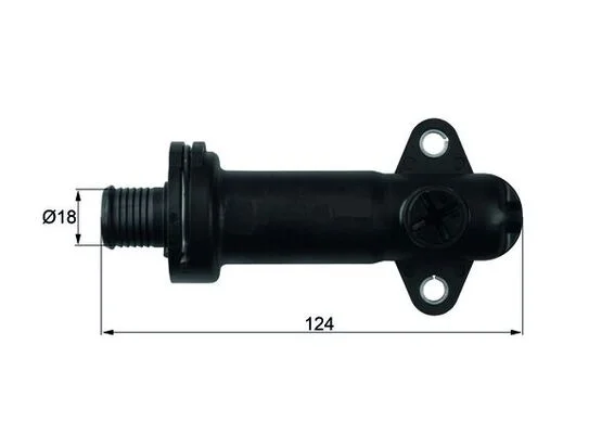 Termostat, chlazení-recirkulace spalin MAHLE TE170