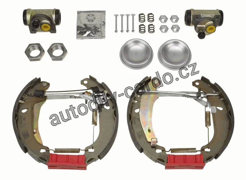 Sada brzdových čelistí TRW GSK1250 - Superkit CITROEN, PEUGEOT