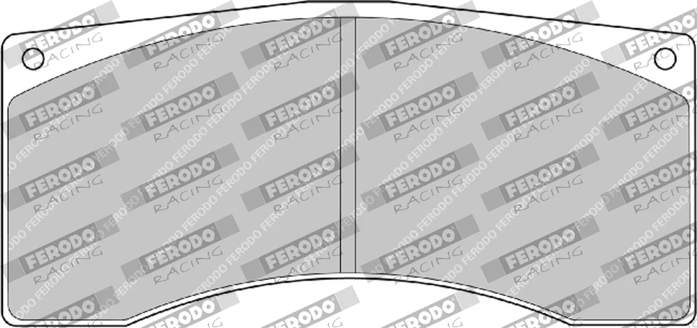 Sada brzdových destiček, kotoučová brzda FERODO RACING FRP1077H