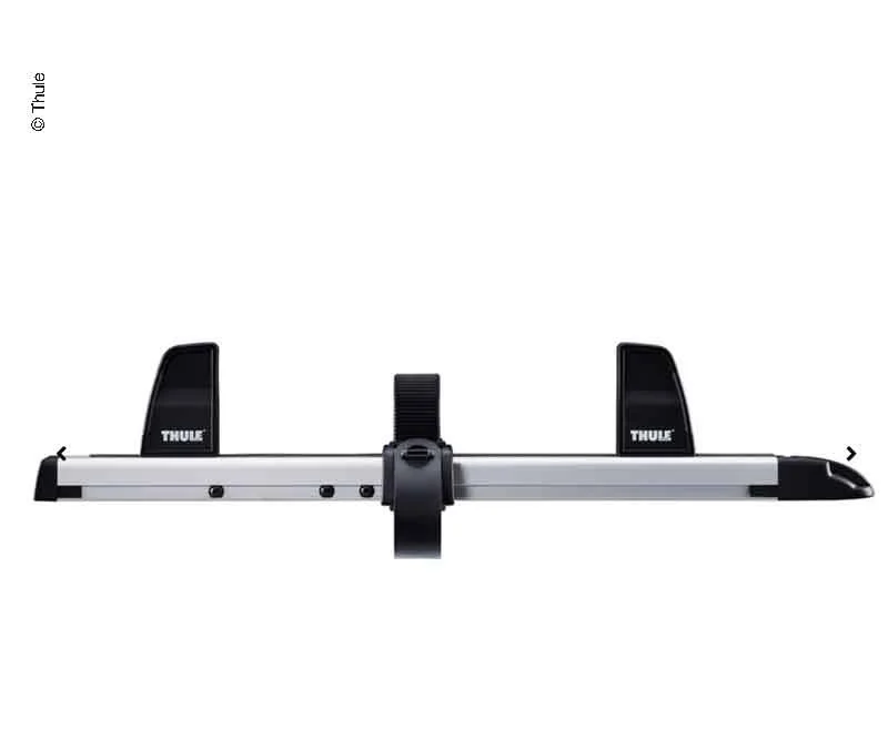Držák žebříků Thule Ladder Tilt 311 sklopný (nosnost 50 kg, boční výsuv s nakápěním, včetně žebříkového adaptéru) 316044