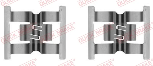 Sada prislusenstvi, oblozeni kotoucove brzdy QUICK BRAKE 109-0031