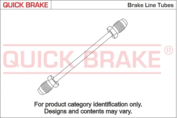 Brzdové potrubí QUICK BRAKE CU-2600A-A