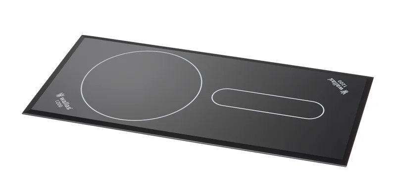 Sklokeramická dieselová varná deska Wallas 1200D (dvouplotýnková, 12V, 2,2 kW) 317720