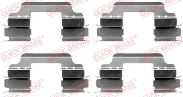 Sada prislusenstvi, oblozeni kotoucove brzdy QUICK BRAKE 109-1648