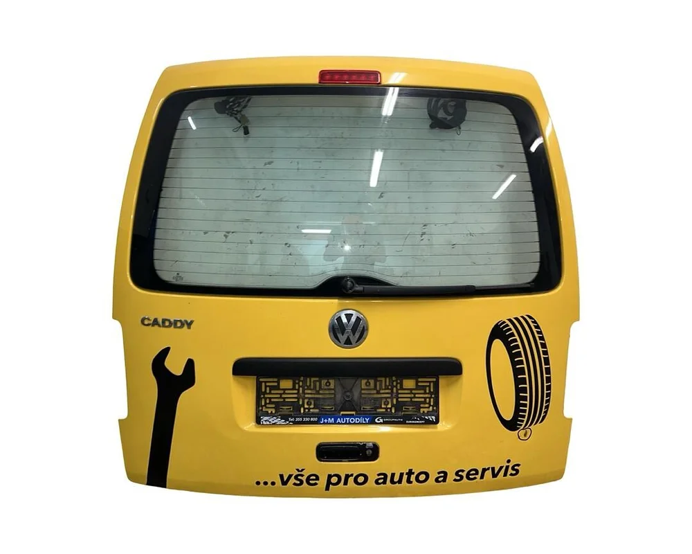 VW Caddy 3 2k r.v. 2010 skříňový vůz žlutá barva kód barvy L132 páté dveře 2K0827025L S5VX3T89801 VW Caddy 3 2k r.v. 2010 skříňový vůz žlutá barva kód barvy L132 páté dveře 2K0827025L S5VX3T89801