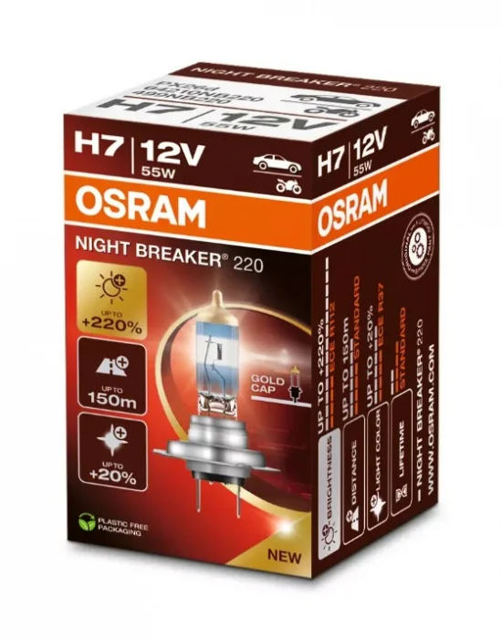 Autožárovka OSRAM Night Breaker 220 H7 12V 55W