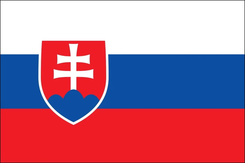 Samolepka - vlajka Slovenská republika, 6x4cm 311878