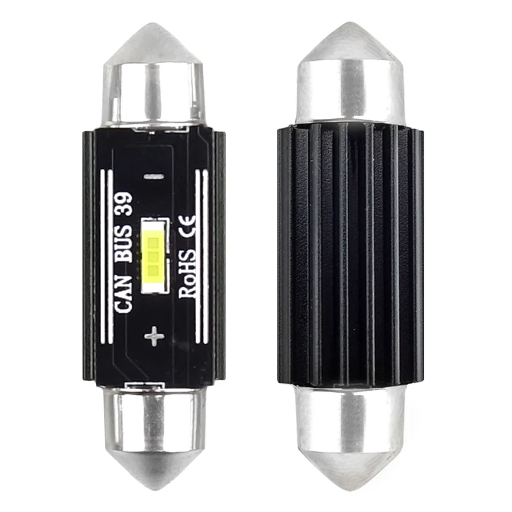 ZAROWKA LED 12V C5W C10W C3W 39MM BÍLÁ AMIO 02443