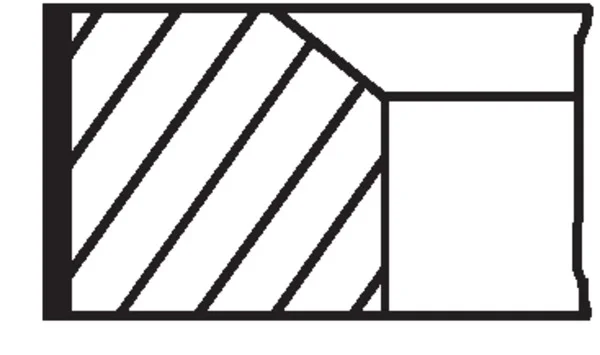 Sada pistnich krouzku MAHLE 00101N0