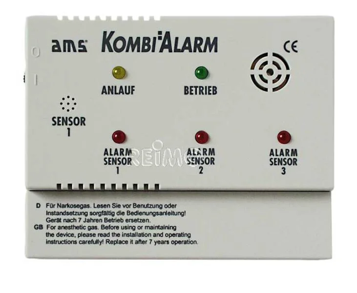 Detektor plynu AMS-Kombialarm 12V pro obytné vozy a karavany 302282