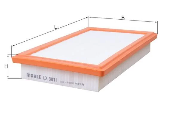 Vzduchový filtr MAHLE LX3811