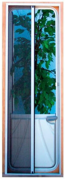 Síť proti hmyzu pro kabinové dveře plisé (193,5 × 65 cm, šedá) 310619