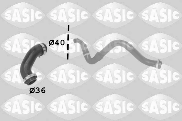 Hadička plnicího vzduchu SASIC 3334056