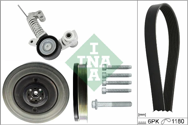 Sada žebrovaných klínových řemenů Schaeffler INA 529037420