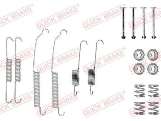 Sada příslušenství, brzdové čelisti QUICK BRAKE 105-0618