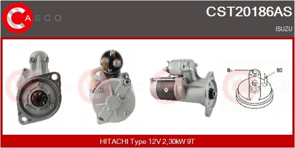 Startér CASCO CST20186AS