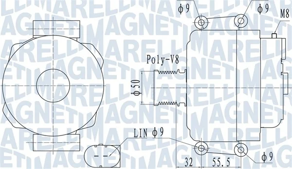 generátor MAGNETI MARELLI 063732055010