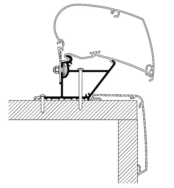 Adaptér Thule pro markýzu 350 cm – Rapido Serie Compact 313555