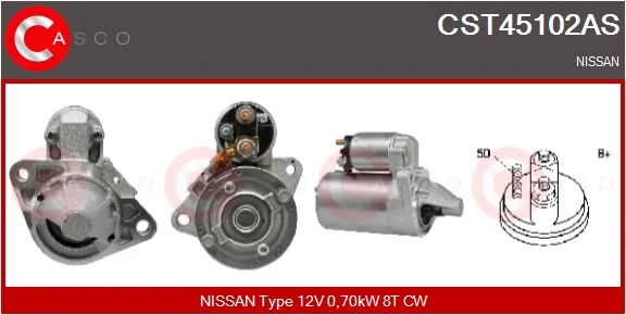 Startér CASCO CST45102AS