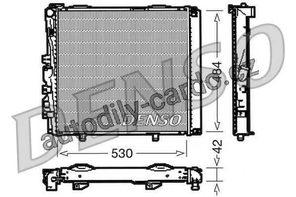 Chladič motoru DENSO (DE DRM17040) Chladič motoru DENSO (DE DRM17040)