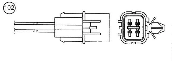 Lambda sonda NGK OZA609-M1 Lambda sonda NGK OZA609-M1