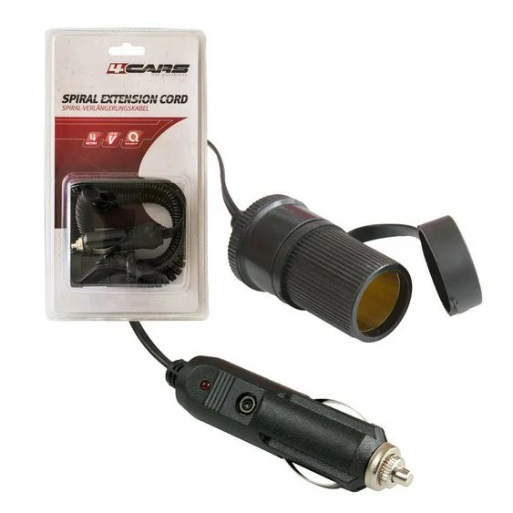 Kabel prodlužovací do zapalovače 4m, 12/24V 725355