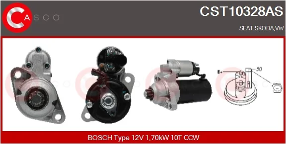 Startér CASCO CST10328AS – OE 02T911024 Startér CASCO CST10328AS – OE 02T911024