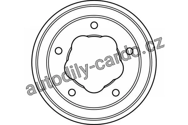 Brzdový buben TRW DB4102 – FORD TRANSIT Brzdový buben TRW DB4102 – FORD TRANSIT