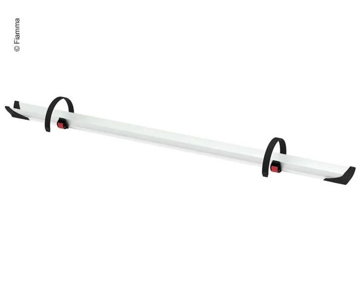Kolejnice pro nosič kol Fiamma Rail Quick Pro 128 délka 128 cm černá zesílená hliníková lišta s popruhy Quick-Safe pro Carry-Bike 303697