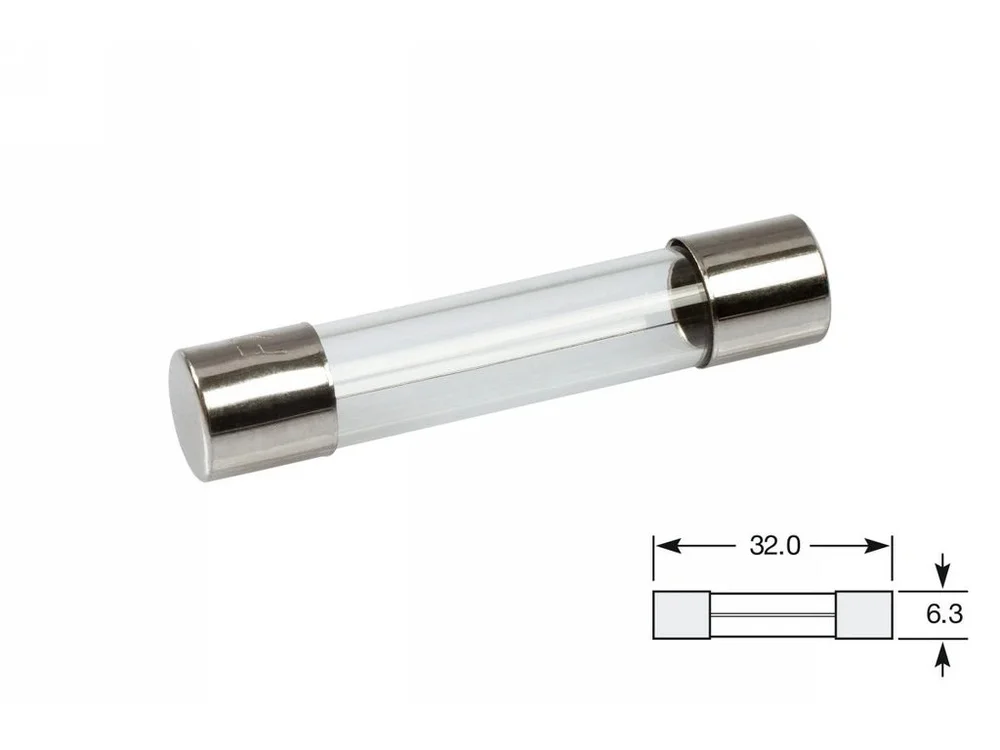 Pojistka skleněná 3A - 6.3*32mm 89270