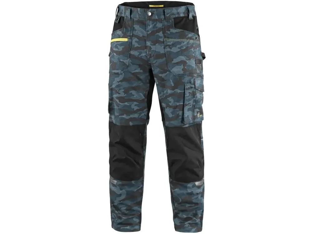 Kalhoty CXS STRETCH, pánské, maskáčové modré, vel. 62 738878