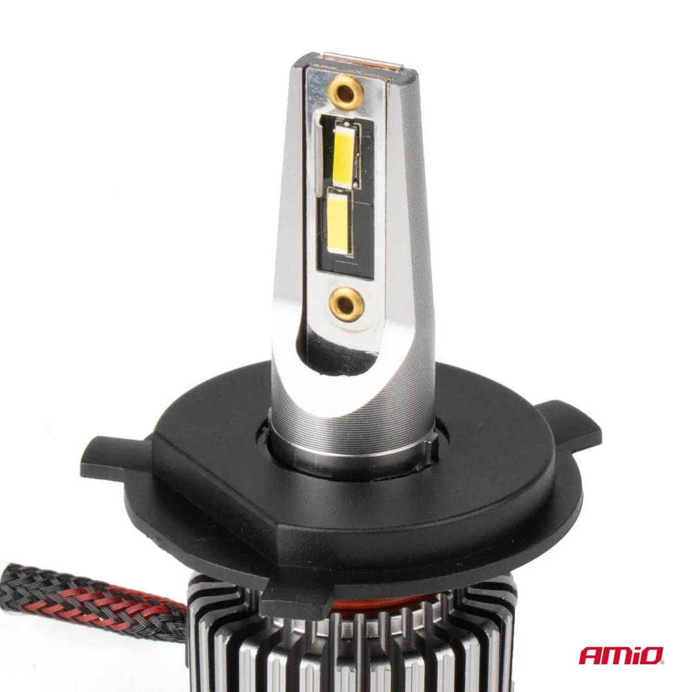 LED žárovky hlavního svícení K3 H4/H19 12V 6000K canbus AMIO-03682 - Obrázek 3