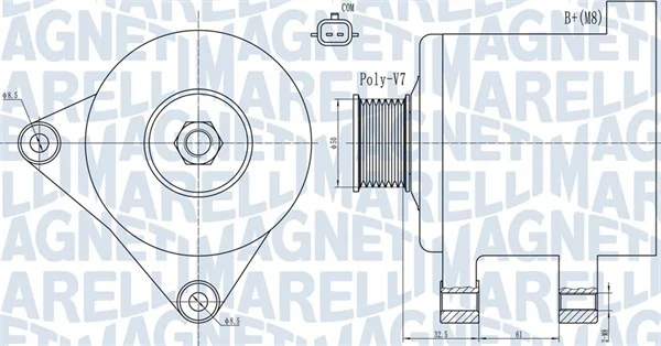 generátor MAGNETI MARELLI 063731918010