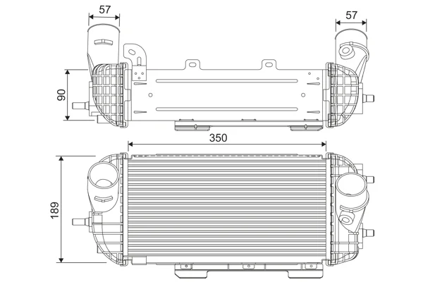 Chladič turba VALEO 818538