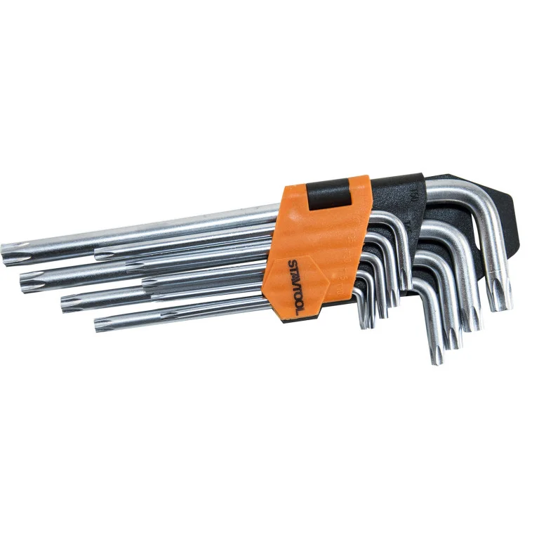 Klíče TORX s otvorem, sada 9 ks 744813