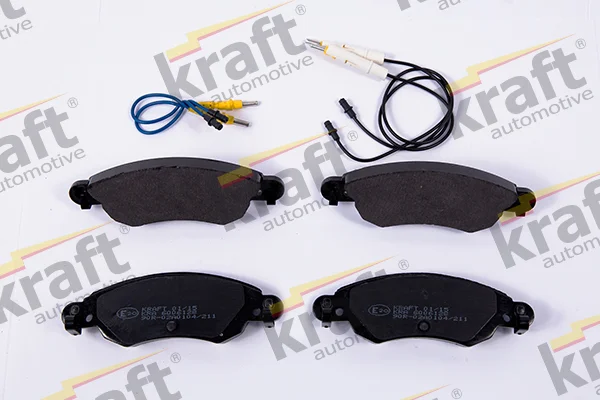Sada brzdových destiček, kotoučová brzda KRAFT AUTOMOTIVE 6006128