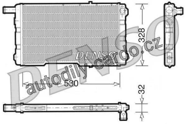 Chladič motoru DENSO (DE DRM25009) Chladič motoru DENSO (DE DRM25009)