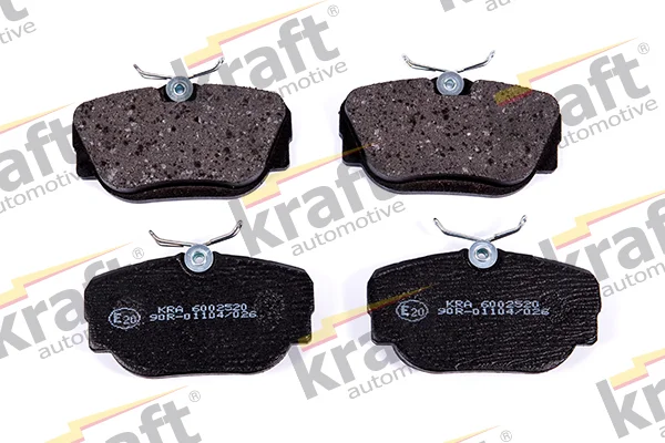 Sada brzdových destiček, kotoučová brzda KRAFT AUTOMOTIVE 6002520