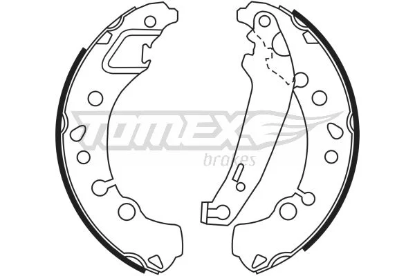 Sada brzdových čelistí Tomex Brakes TX23-45